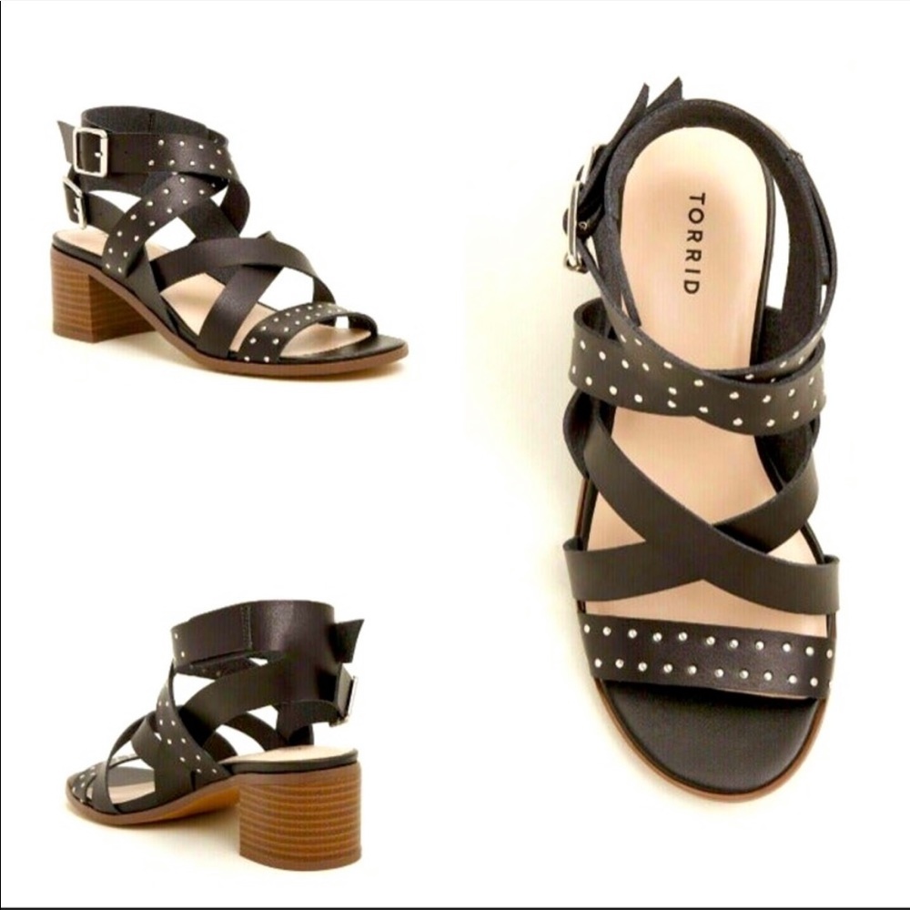 TORRID BLOCK HEEL WITH STUDS